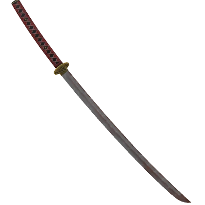 Red Samurai Katana Back