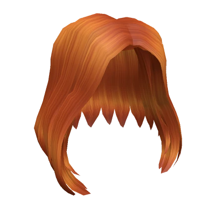 Medium Ginger Wavy Hair