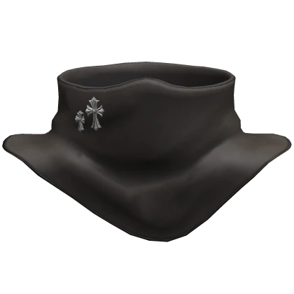 Goth Chrome Brown Face Mask