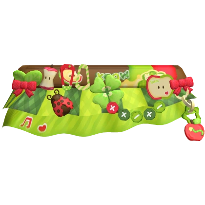 harajuku igari twee heisei apple caterpillar skirt