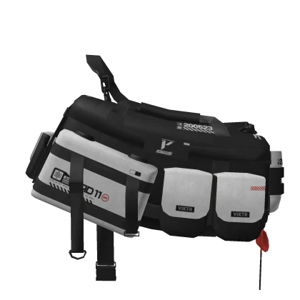 Techwear Duffle bag (Black & White)