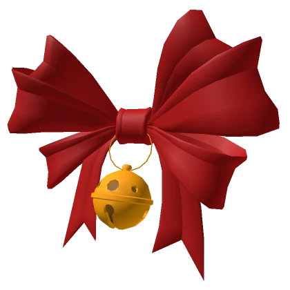 Red Jingle Bow Tie Wings