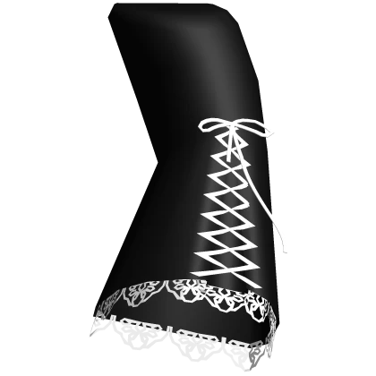 (Left) 3.0 R6 Lace Sleeves Black White