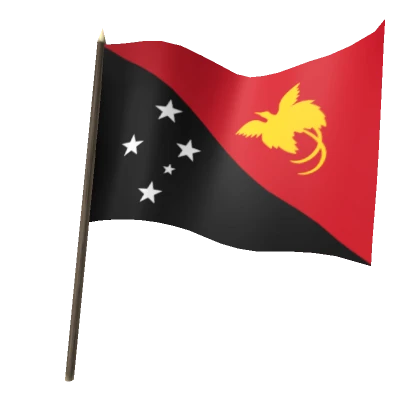 Flag of Papua New Guinea 