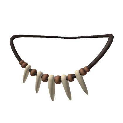 Beaded Tooth Necklace