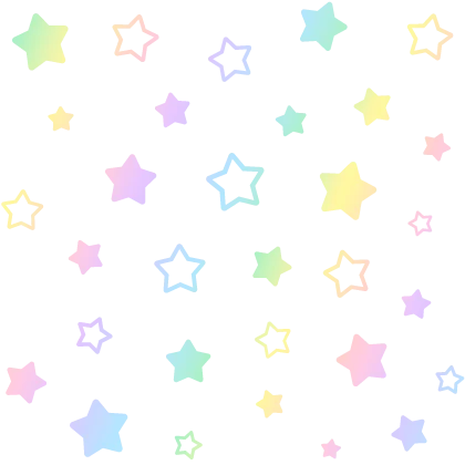 Pastel Rainbow Star Aura