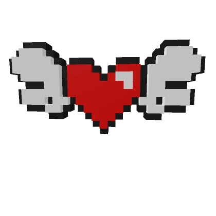 Pixel Heart Wings