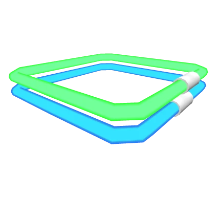 R6 Double Glowstick Bracelet - Green/Blue [Left]