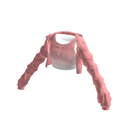 ✅ Top pink jacket girl cute preppy y2k new trendy
