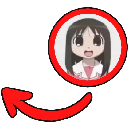 osaka azumanga daioh red pointing meme circle