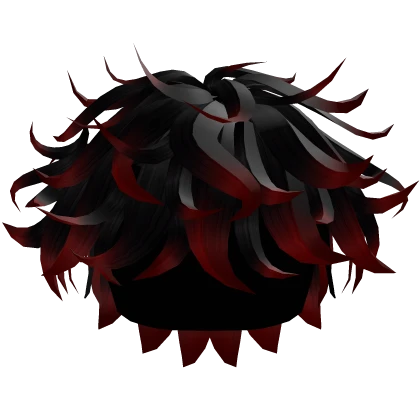 💯 Messy Anime Boys Emo Hair (Red)