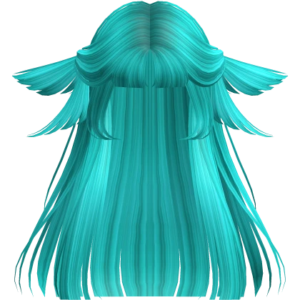 🐠🫧 Aquamarine Wispy Anegl Wings Hime Hair 