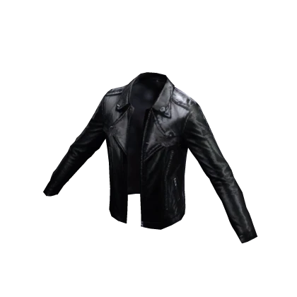 Black leather jacket