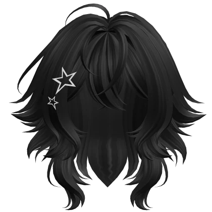 Super Fluffy Wolf Cut (Black)