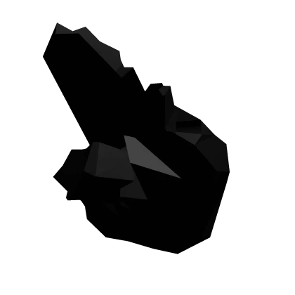 Black Elemental Crystal Golem Shoulder (R6 only)