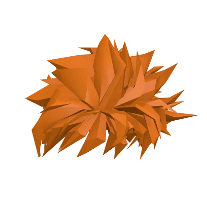 Spiky Orange Anime Hair