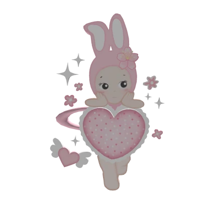˚ʚ🌸ɞ˚ hibiscus sonny angel heart clip˚ ୨୧