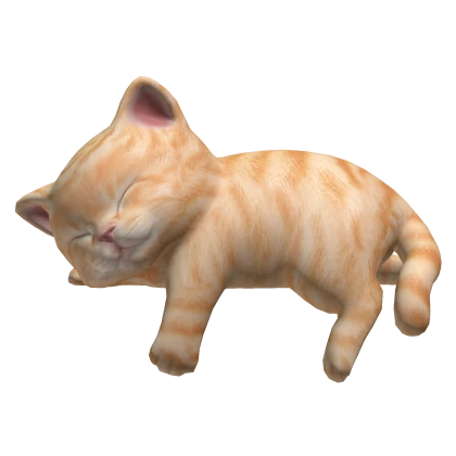 Cute Sleeping Cat Kitten - Red Tabby [1.0]