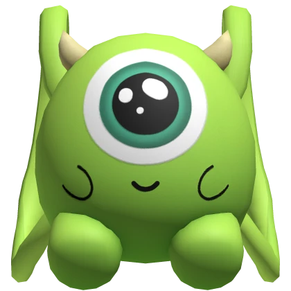 ♡ cute green cyclops monster backpack 3.0