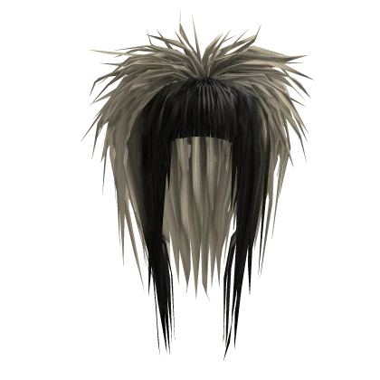 Messy Fried Bangs (Blonde/Black)