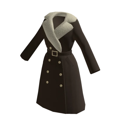 Brown warm winter coat