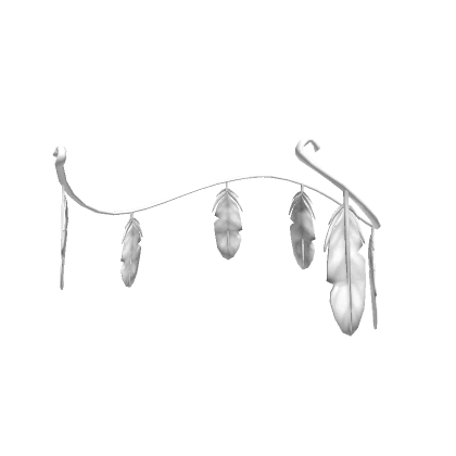 Feather Circlet White