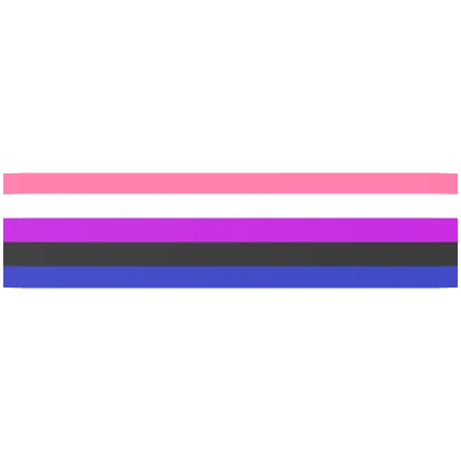Genderfluid Glowing Pride Armband (Left)