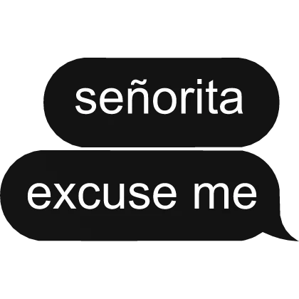 senorita excuse me text squid game