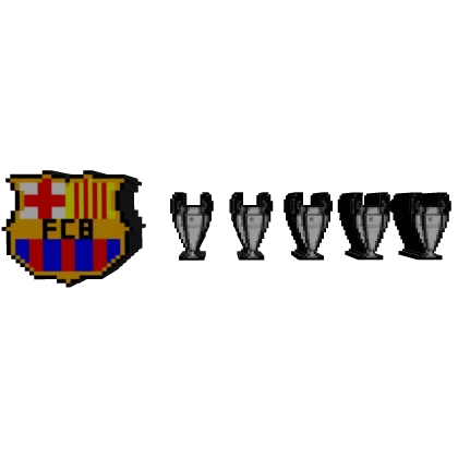 [✨] 8 bit Barcelona trophy Bar