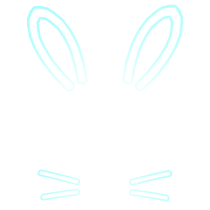 Bunny Ear Face Filter [Blue] 