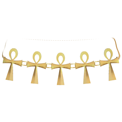 Gold Ankh Chain Belt