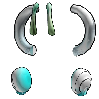 Glorpi Miku Alien Neko Cat  Neon Add on Head
