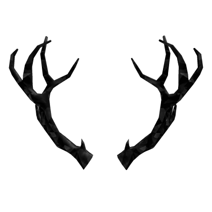 Black Sparkle Time Antlers