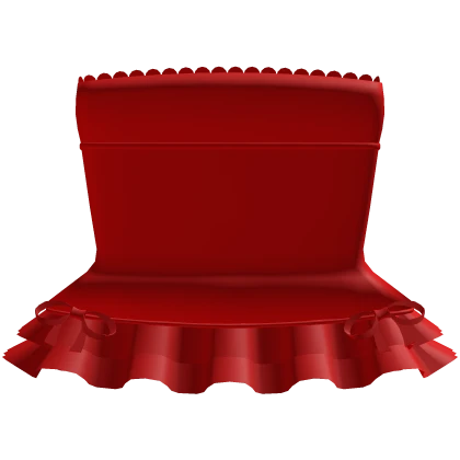 cherry red delicate dress