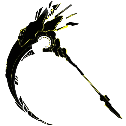 [Animated] Black Cyber Scythe (Yellow)