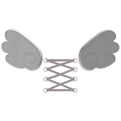 ♡ : tiny kawaii lace angel wings 