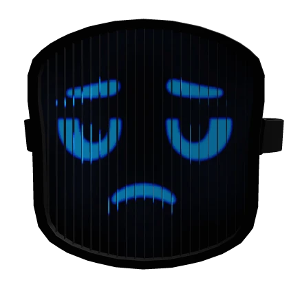  Blue Mask Glowing Neon  3 -  Faces change