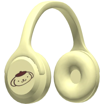 pompompurin yellow headphones