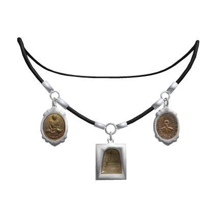 Thai Silver Buddha Amulet (1.0)