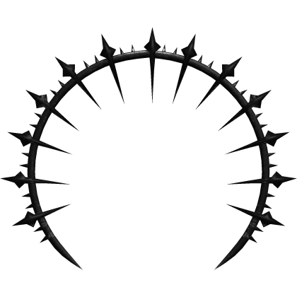 Dark Black Goth Halo 