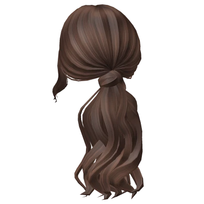 Posh Girl Wavy Brown Ponytail