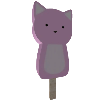 🍓 Sweet kitty popsicle treat - Strawberry pink