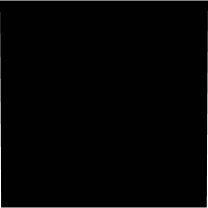 Black square censor bar face