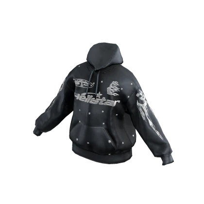 Grey Hellstar Hoodie