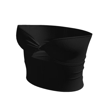Y2K ☆ Twisted Black Top