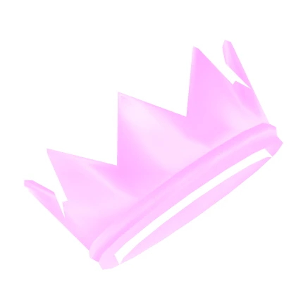 cartoony crown pink