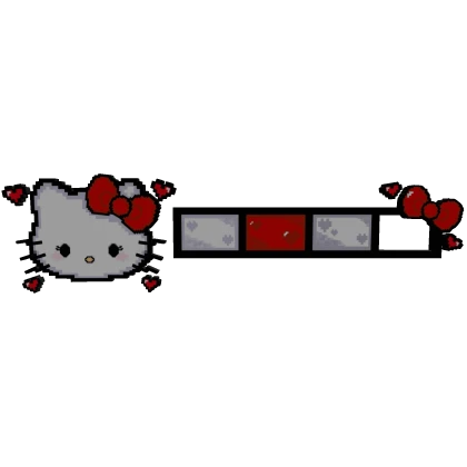 Hello Kitty 8-Bit Health HP Bar