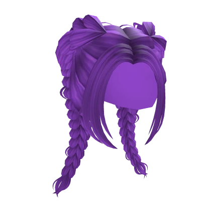 essence - Purple Double Braid Hair
