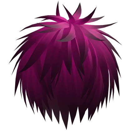 ♡ pink vkei punk spiky shaggy anime fluffy hair