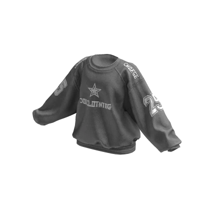 JONCLOTHING Vintage Style Oversized Sweater Grey
